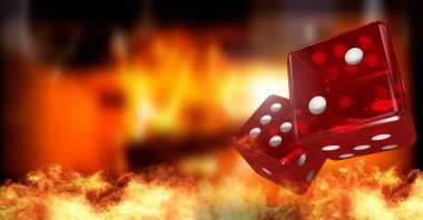 live macau4d Ceme Online live dealer studio with domino tiles and betting table